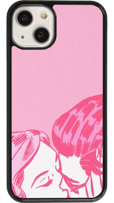 Coque iPhone 13 - Valentine 2023 retro pink love