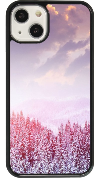 Coque iPhone 13 - Winter 22 Pink Forest