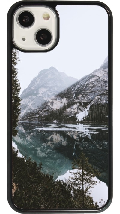 iPhone 13 Case Hülle - Winter 22 snowy mountain and lake