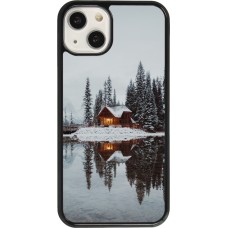 iPhone 13 Case Hülle - Winter 25 Winter house forest afternoon