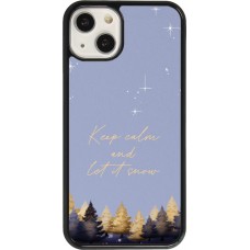 iPhone 13 Case Hülle - Winter 25 Winter illustration of trees