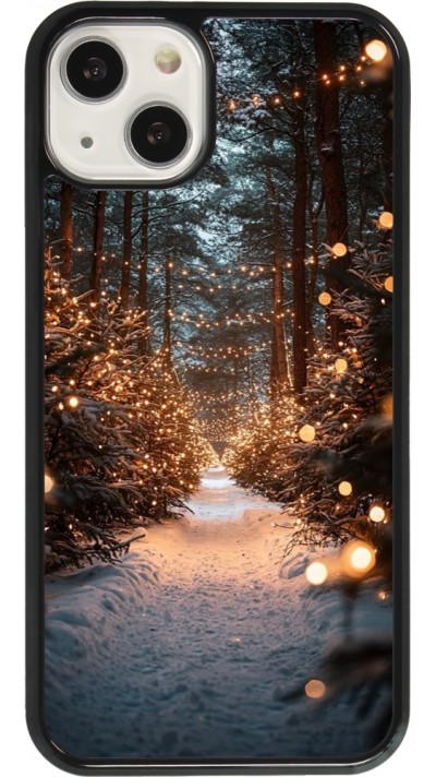 iPhone 13 Case Hülle - Winter 25 Winter snowy road