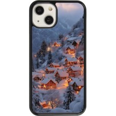 iPhone 13 Case Hülle - Winter 25 Winter snowy village