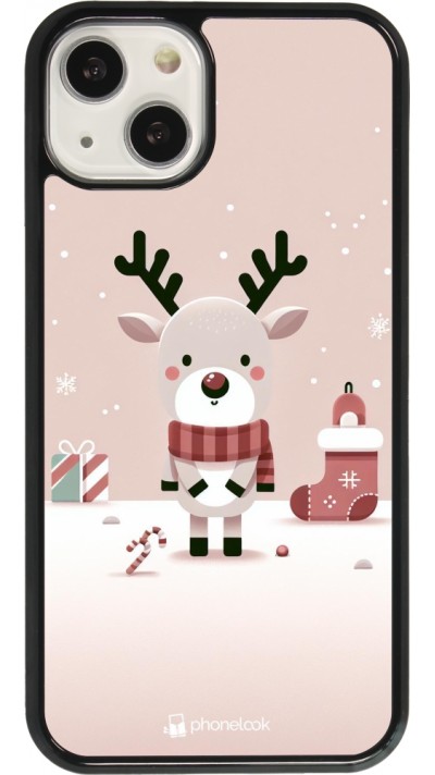 Coque iPhone 13 - Noël 2023 Choupinette Renne