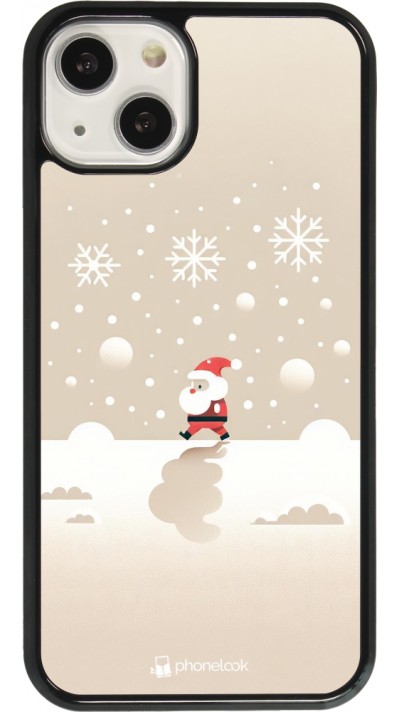 Coque iPhone 13 - Noël 2023 Minimalist Santa