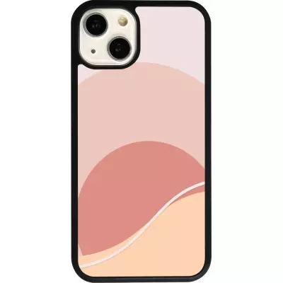 iPhone 13 Case Hülle - Silikon schwarz Autumn 22 abstract sunrise