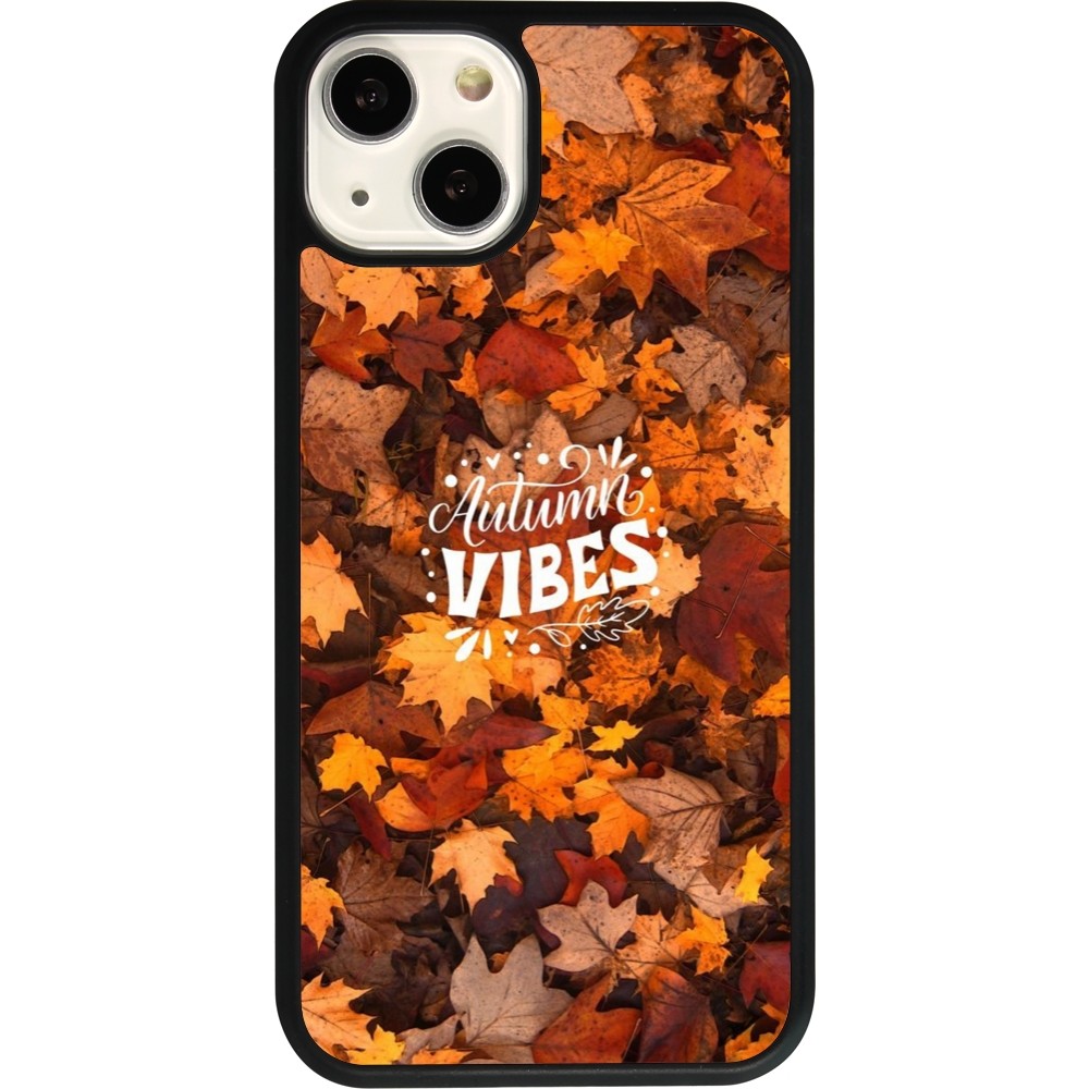 iPhone 13 Case Hülle - Silikon schwarz Autumn 25 Autumn vibes
