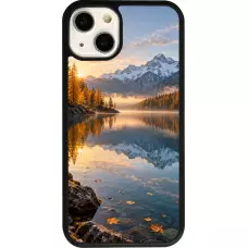 Coque iPhone 13 - Silicone rigide noir Autumn 26 Autumn lake