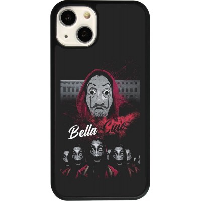 Hülle iPhone 13 - Silikon schwarz Bella Ciao