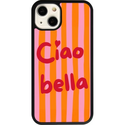 Coque iPhone 13 - Silicone rigide noir Bye Bella 2026