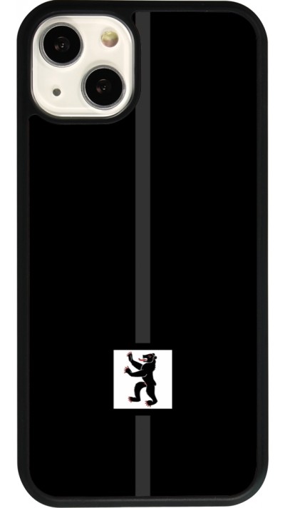 iPhone 13 Case Hülle - Silikon schwarz Kanton AI schwarz