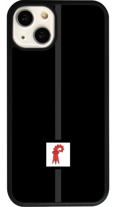 iPhone 13 Case Hülle - Silikon schwarz Kanton BL schwarz