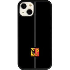 Coque iPhone 13 - Silicone rigide noir Canton GE noir
