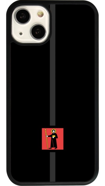 iPhone 13 Case Hülle - Silikon schwarz Kanton GL schwarz