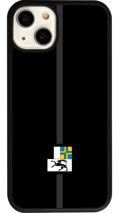 iPhone 13 Case Hülle - Silikon schwarz Kanton GR schwarz