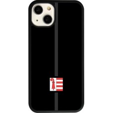 iPhone 13 Case Hülle - Silikon schwarz Kanton JU schwarz