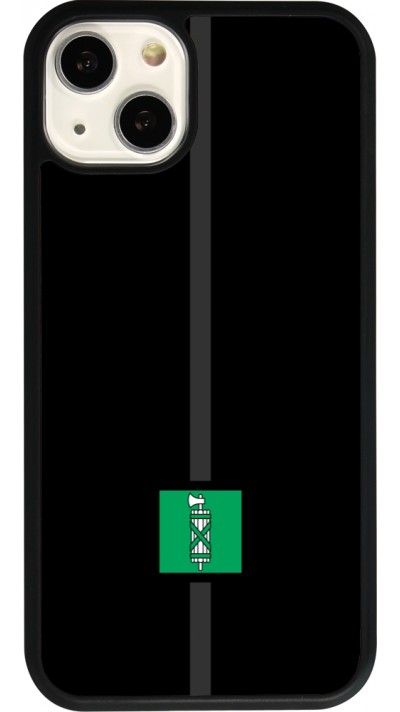 iPhone 13 Case Hülle - Silikon schwarz Kanton SG schwarz