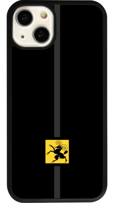 iPhone 13 Case Hülle - Silikon schwarz Kanton SH schwarz