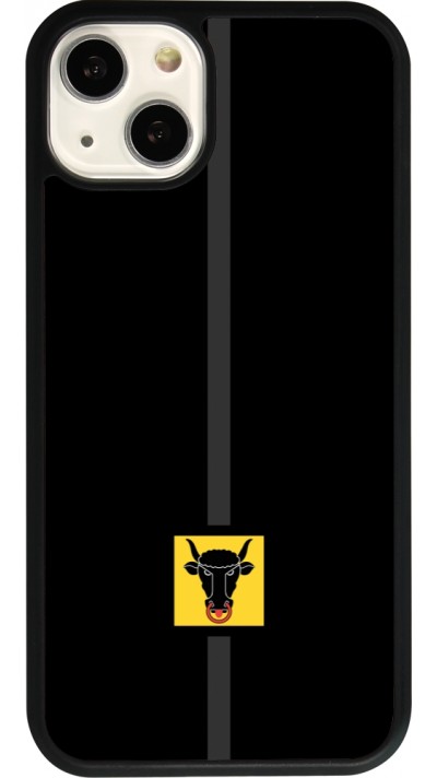 iPhone 13 Case Hülle - Silikon schwarz Kanton UR schwarz