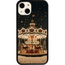iPhone 13 Case Hülle - Silikon schwarz Christmas 25 Carousel