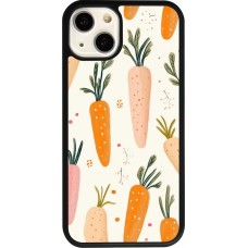iPhone 13 Case Hülle - Silikon schwarz Easter 2026 Illustration carrots