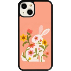 iPhone 13 Case Hülle - Silikon schwarz Easter 2026 Rabbit collage