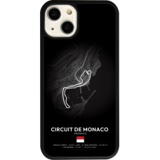 iPhone 13 Case Hülle - Silikon schwarz F1 Track 2025 Monaco