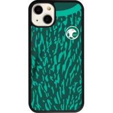 iPhone 13 Case Hülle - Silikon schwarz Saudi-Arabien 2022 personalisierbares Fussballtrikot