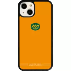 iPhone 13 Case Hülle - Silikon schwarz Australien 2026 personalisierbares Fussballtrikot