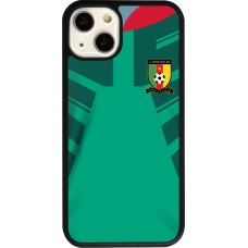iPhone 13 Case Hülle - Silikon schwarz Kamerun 2022 personalisierbares Fussballtrikot