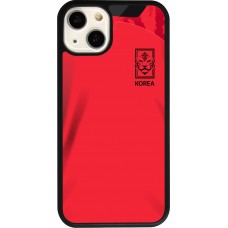 iPhone 13 Case Hülle - Silikon schwarz Südkorea 2022 personalisierbares Fussballtrikot