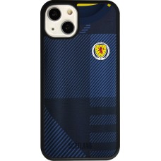 iPhone 13 Case Hülle - Silikon schwarz Schottland personalisierbares Fussballtrikot