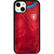 iPhone 13 Case Hülle - Silikon schwarz Tschechische Republik personalisierbares Fussballtrikot