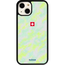 iPhone 13 Case Hülle - Silikon schwarz Schweiz Away 2026 personalisierbares Fussballtrikot