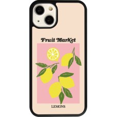 iPhone 13 Case Hülle - Silikon schwarz Fruit market lemons 2026