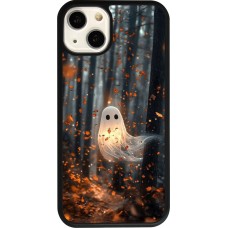 iPhone 13 Case Hülle - Silikon schwarz Halloween 2025 Ghost in the forest