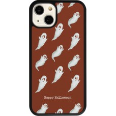 Coque iPhone 13 - Silicone rigide noir Halloween 2025 Pattern of ghosts
