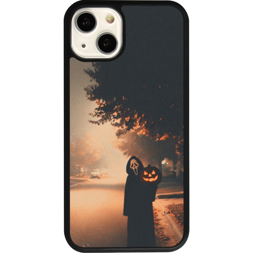 iPhone 13 Case Hülle - Silikon schwarz Halloween 2025 Scream