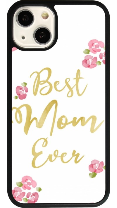 iPhone 13 Case Hülle - Silikon schwarz Mom 2024 best Mom ever