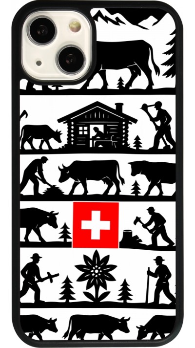 iPhone 13 Case Hülle - Silikon schwarz Poya Schweiz 1