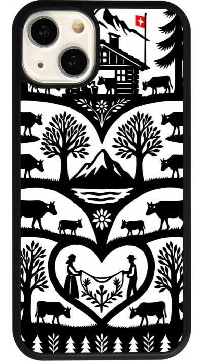 iPhone 13 Case Hülle - Silikon schwarz Poya Schweiz 2