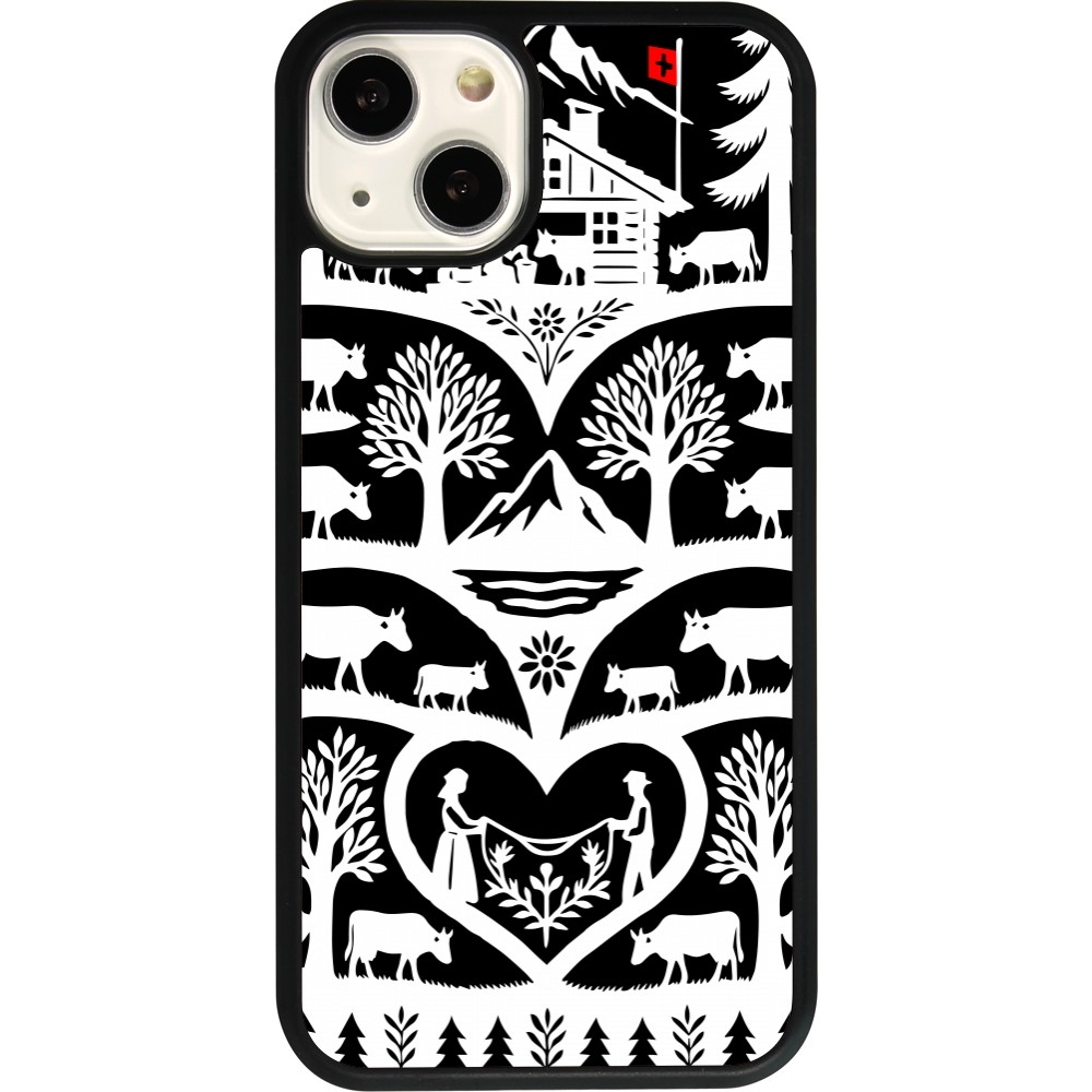 iPhone 13 Case Hülle - Silikon schwarz Poya Schweiz 2 schwarz