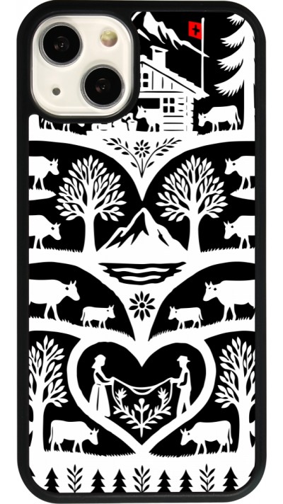 iPhone 13 Case Hülle - Silikon schwarz Poya Schweiz 2 schwarz