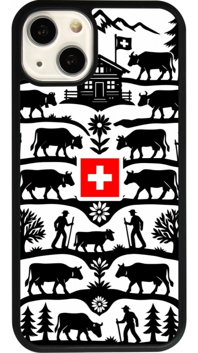 iPhone 13 Case Hülle - Silikon schwarz Poya Schweiz 3