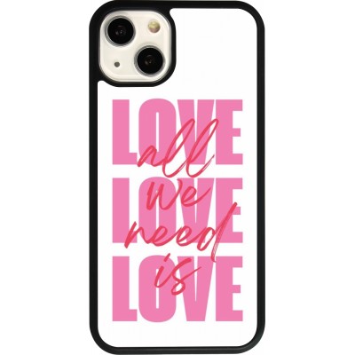 iPhone 13 Case Hülle - Silikon schwarz Saint Valentines Day 26 Love all we need is