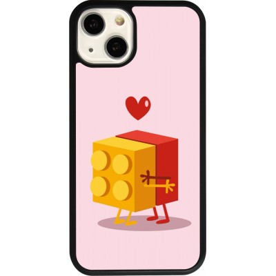 Coque iPhone 13 - Silicone rigide noir Saint Valentines Day 26 Puzzle