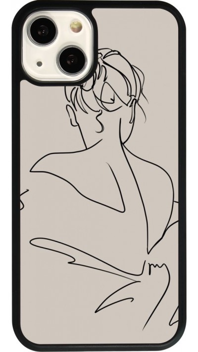 iPhone 13 Case Hülle - Silikon schwarz Salnikova 05