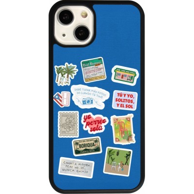 Coque iPhone 13 - Silicone rigide noir Seals of the Dominican Republic DTMF