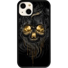 iPhone 13 Case Hülle - Silikon schwarz Skull 02