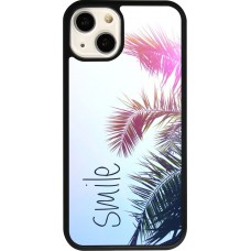 iPhone 13 Case Hülle - Silikon schwarz Smile 05